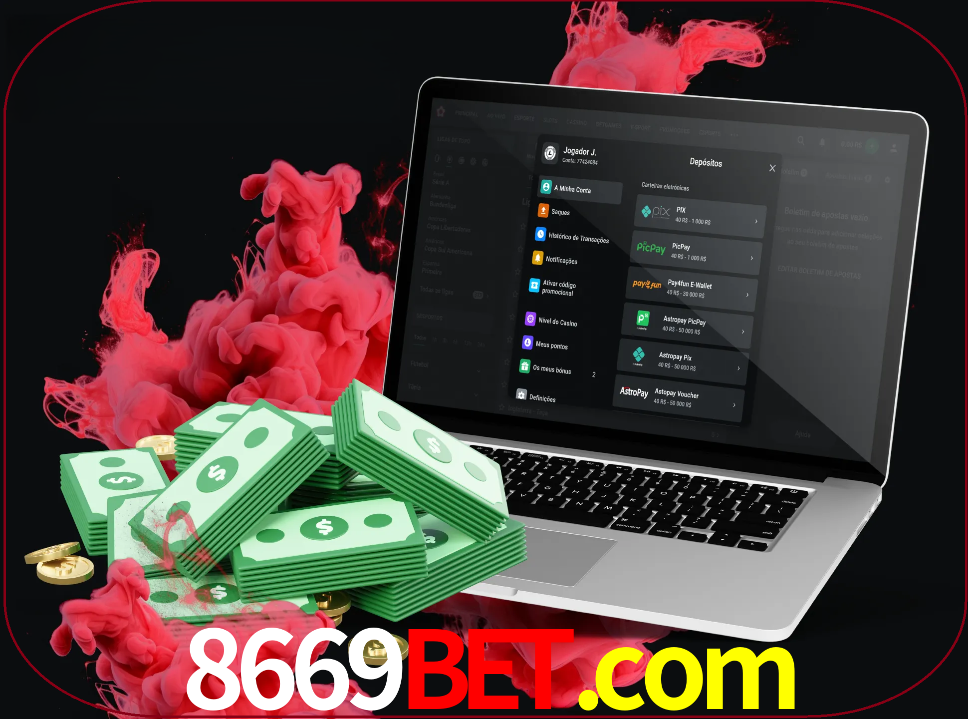 Para efetuar um depósito na sua conta 8669bet, basta escolher o método de depósito e especificar o montante.